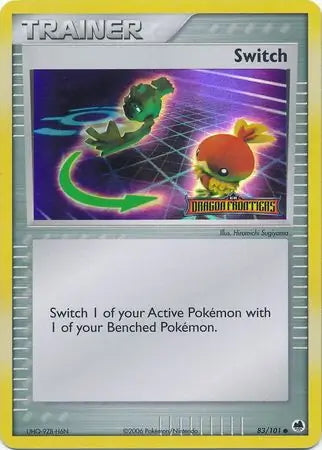 EX Dragon Frontiers Switch #83/101 reverse holo